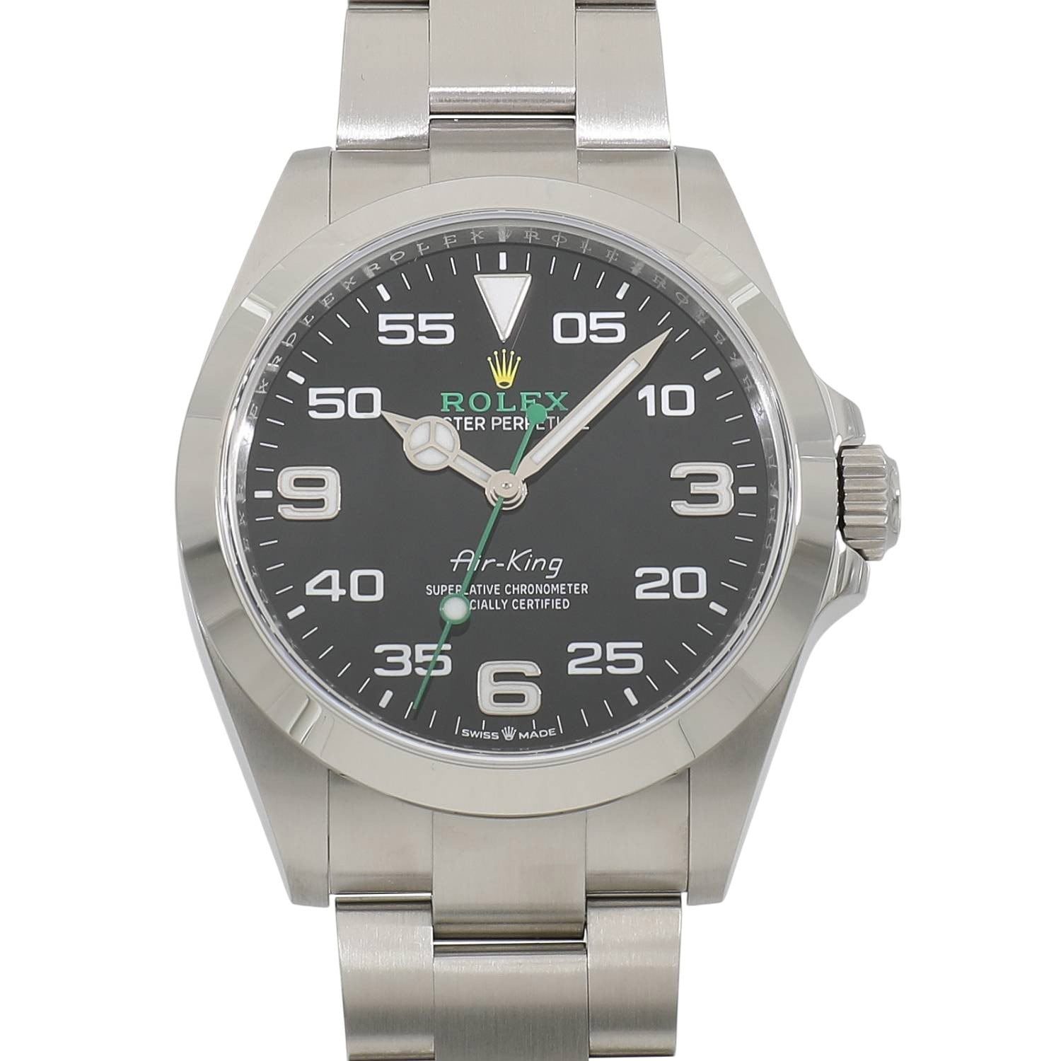 [新品]ロレックス エアキング 126900 ブラック メンズ