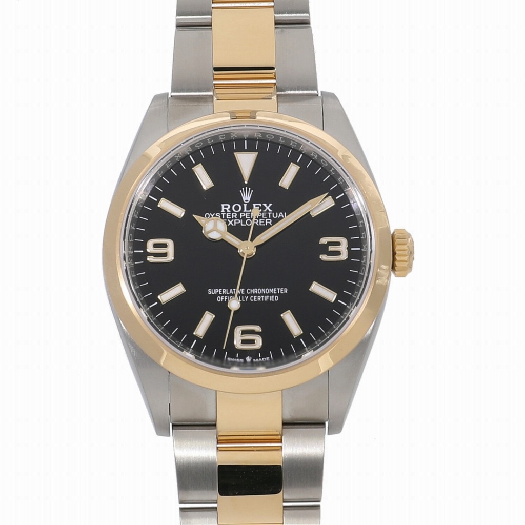 [中古]ロレックス エクスプローラー I 124273 ランダム ブラック メンズ