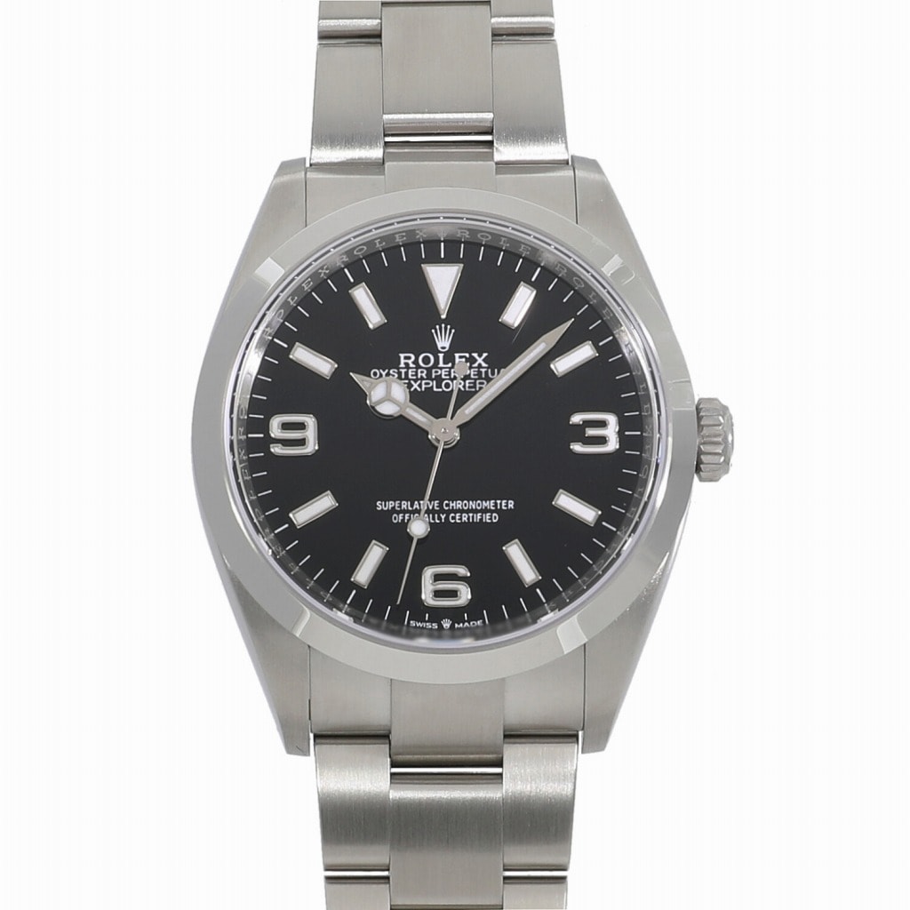 [未使用]ロレックス エクスプローラー 36 124270 ランダム ブラック メンズ