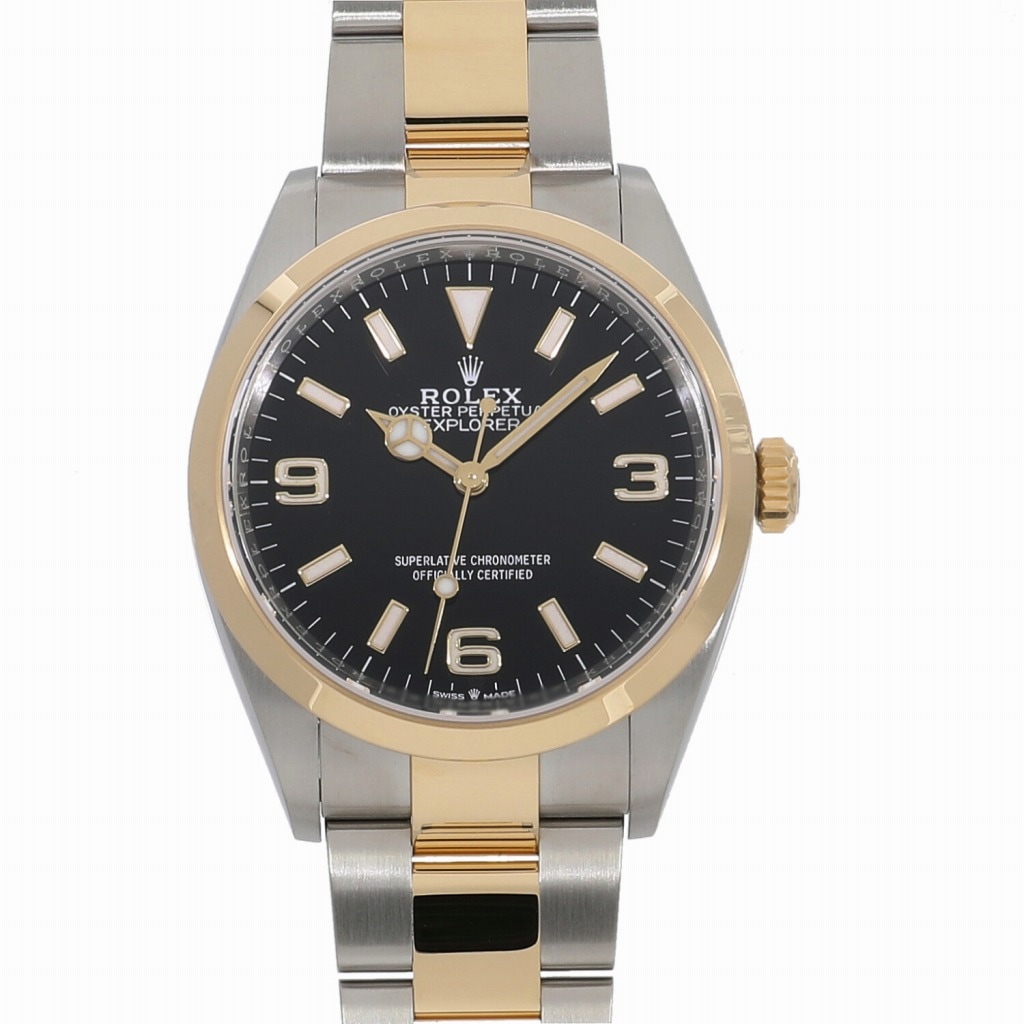 [中古]ロレックス エクスプローラー 36 124273 ランダム ブラック メンズ