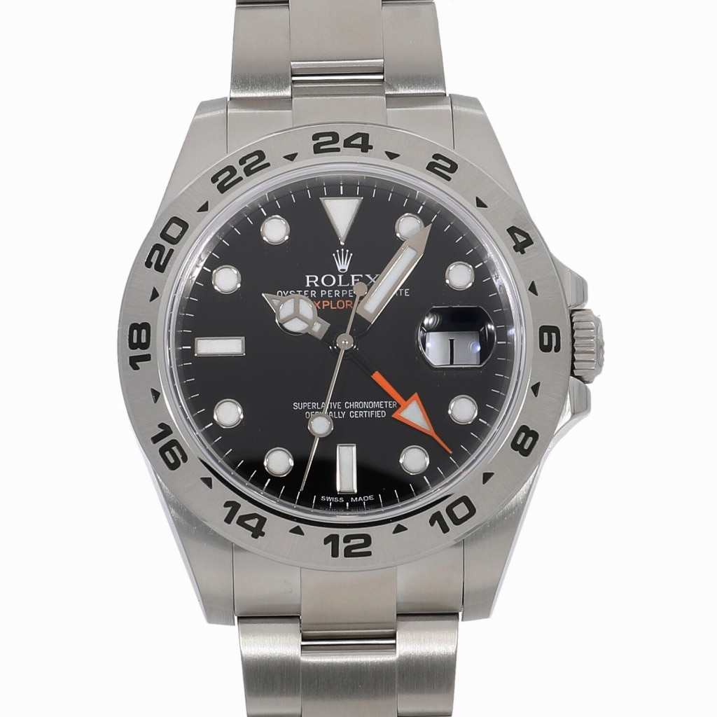 [中古]ロレックス エクスプローラー II 216570 ランダム ブラック メンズ