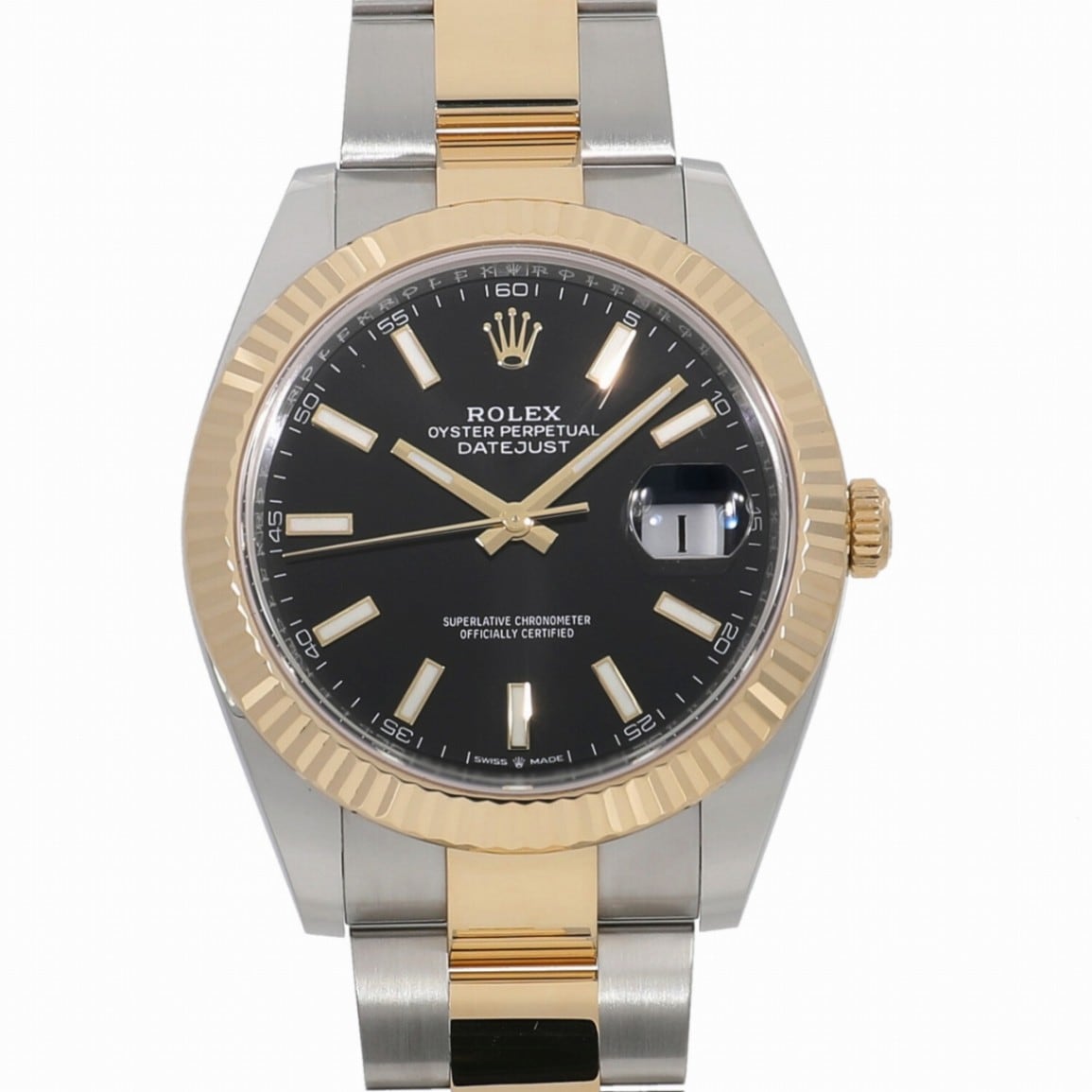[中古]ロレックス デイトジャスト 41 126333 ランダム ブラック メンズ