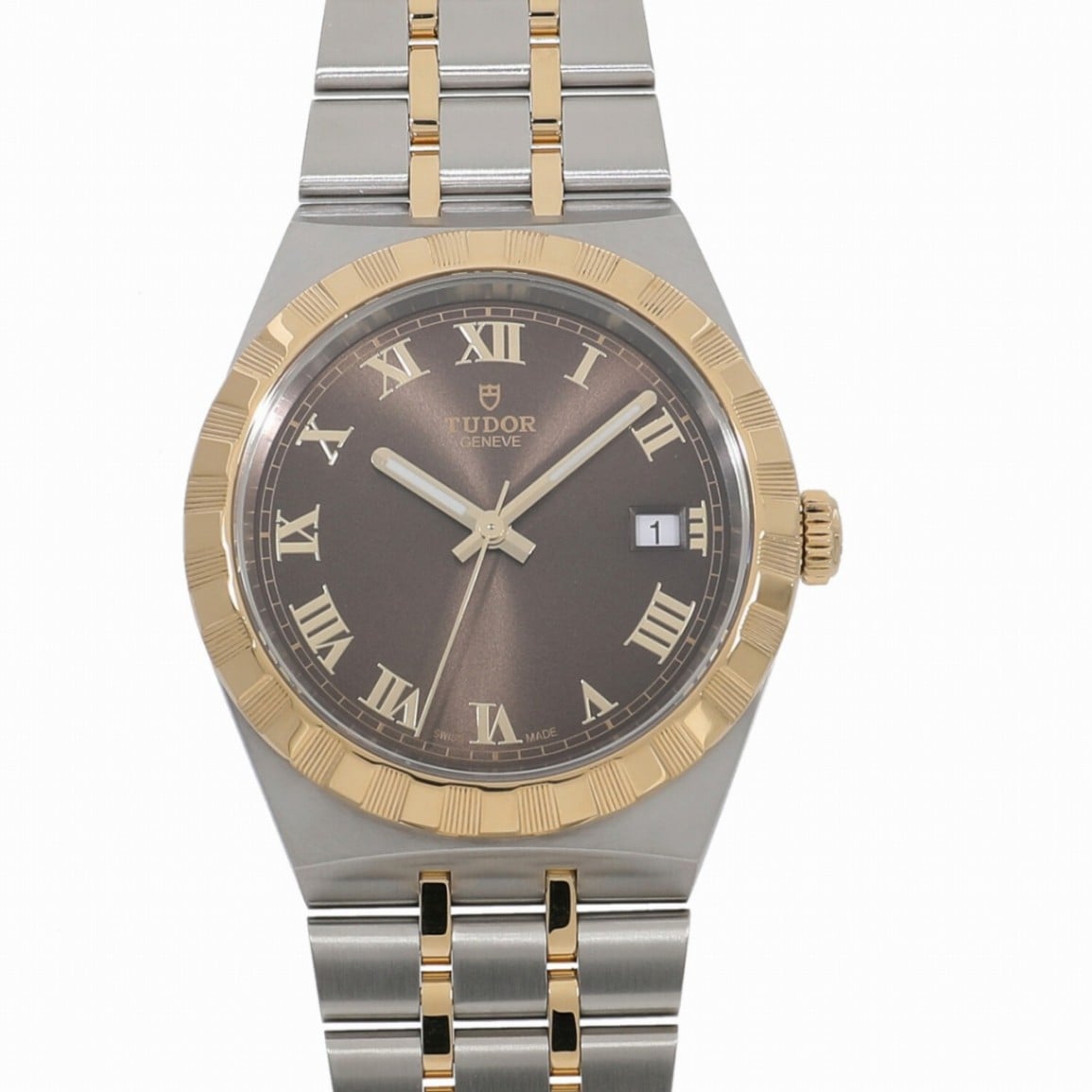 [中古]チューダー ロイヤル デイト M28503-0007 チョコレートブラウン メンズ