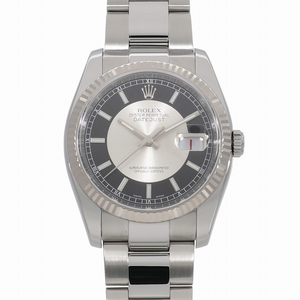 [中古]ロレックス デイトジャスト 116234 D番 ブラック×シルバー メンズ