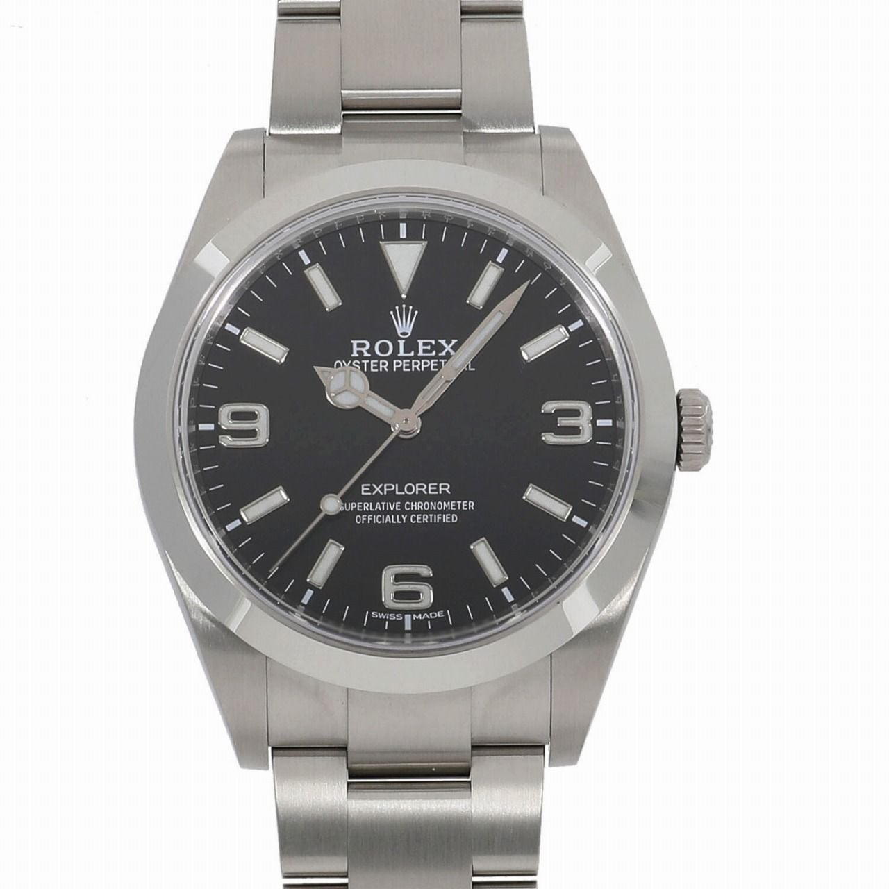 [中古]ロレックス エクスプローラー I 214270 ランダム ブラック メンズ