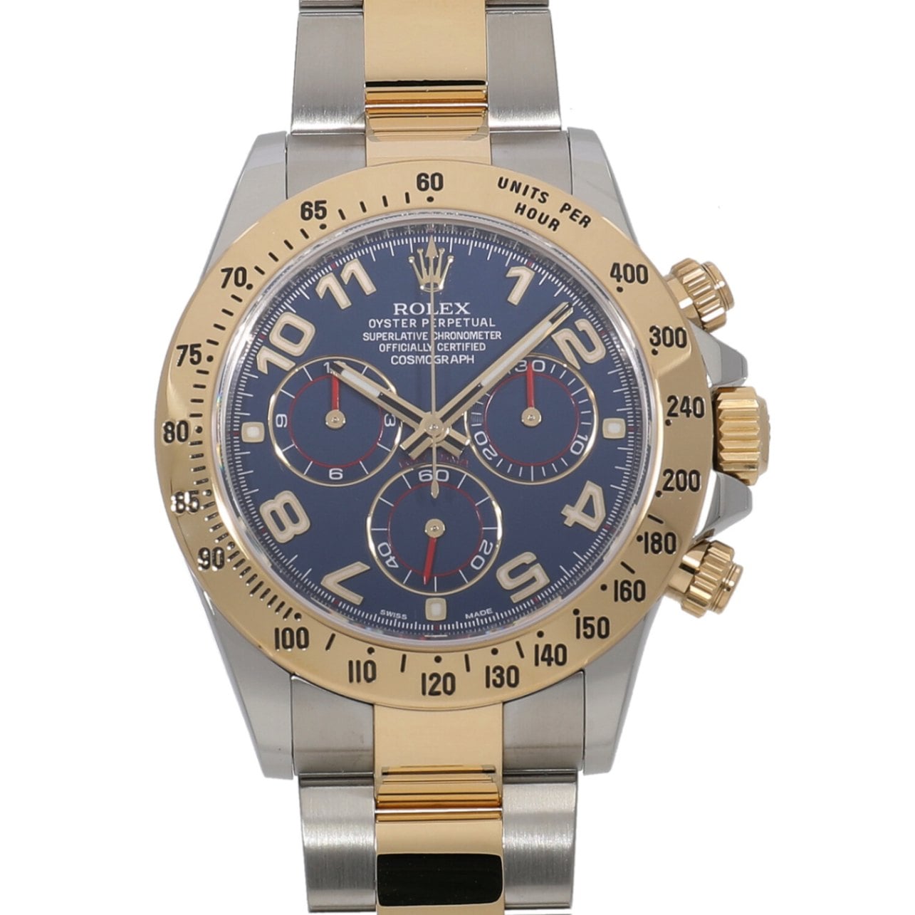 [中古]ロレックス コスモグラフ デイトナ 116523 ランダム ブルーアラビア メンズ