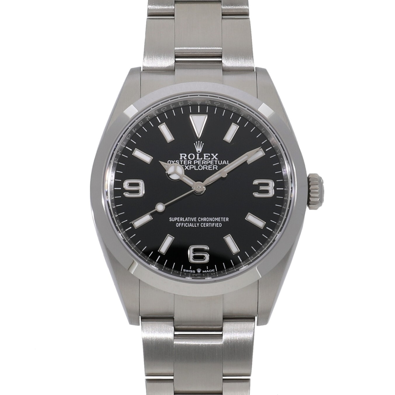 [未使用]ロレックス エクスプローラー 36 124270 ランダム ブラック メンズ