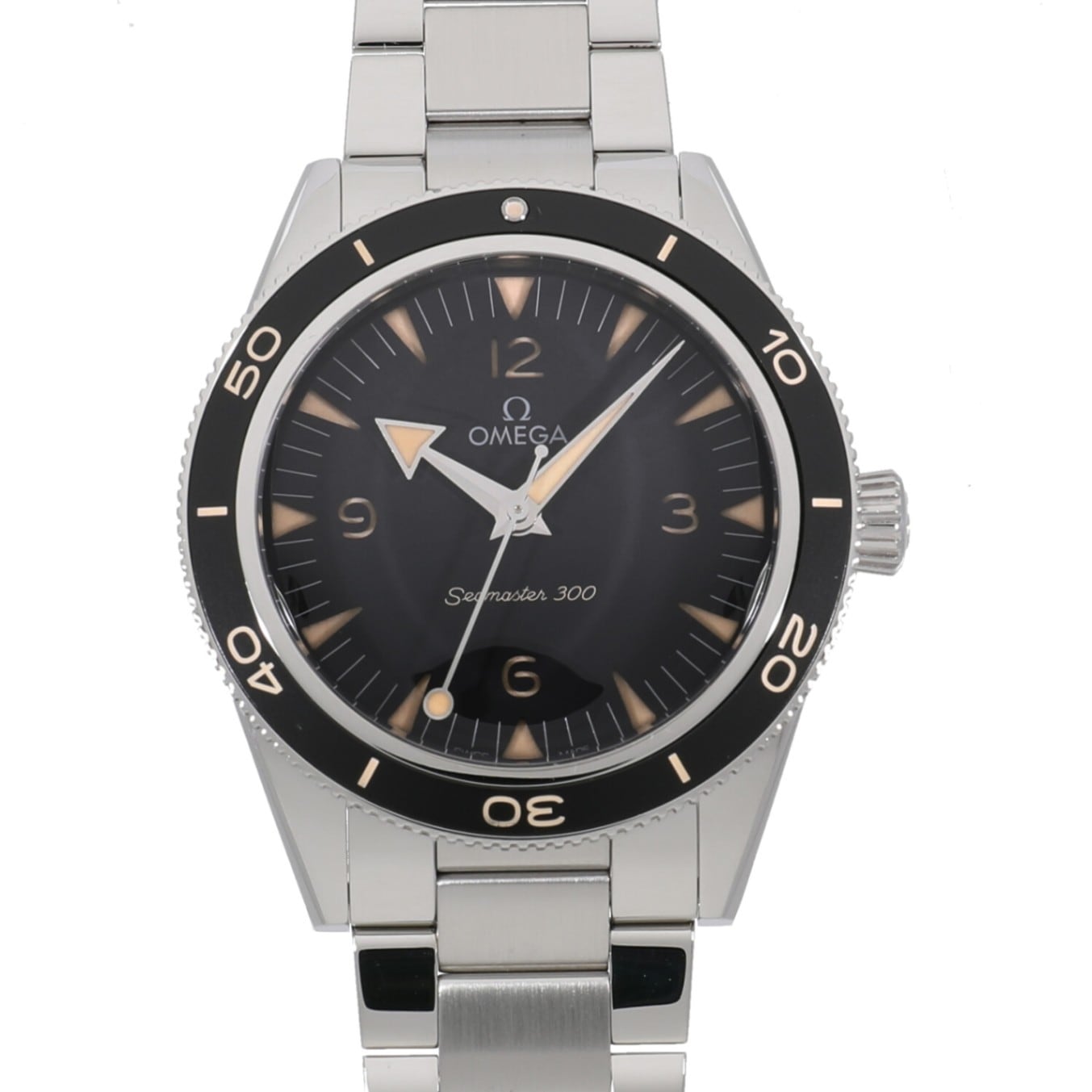 [中古]オメガ シーマスター 300 コーアクシャル マスター クロノメーター 234.30.41.21.01.001 ブラック メンズ