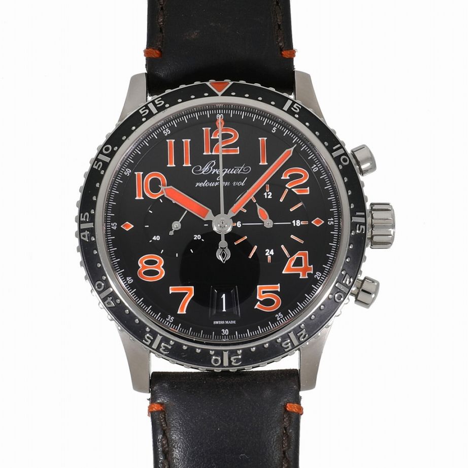[中古]ブレゲ タイプXXI 3815 世界限定250本 3815TI/HM/3ZU ブラック メンズ【PD】