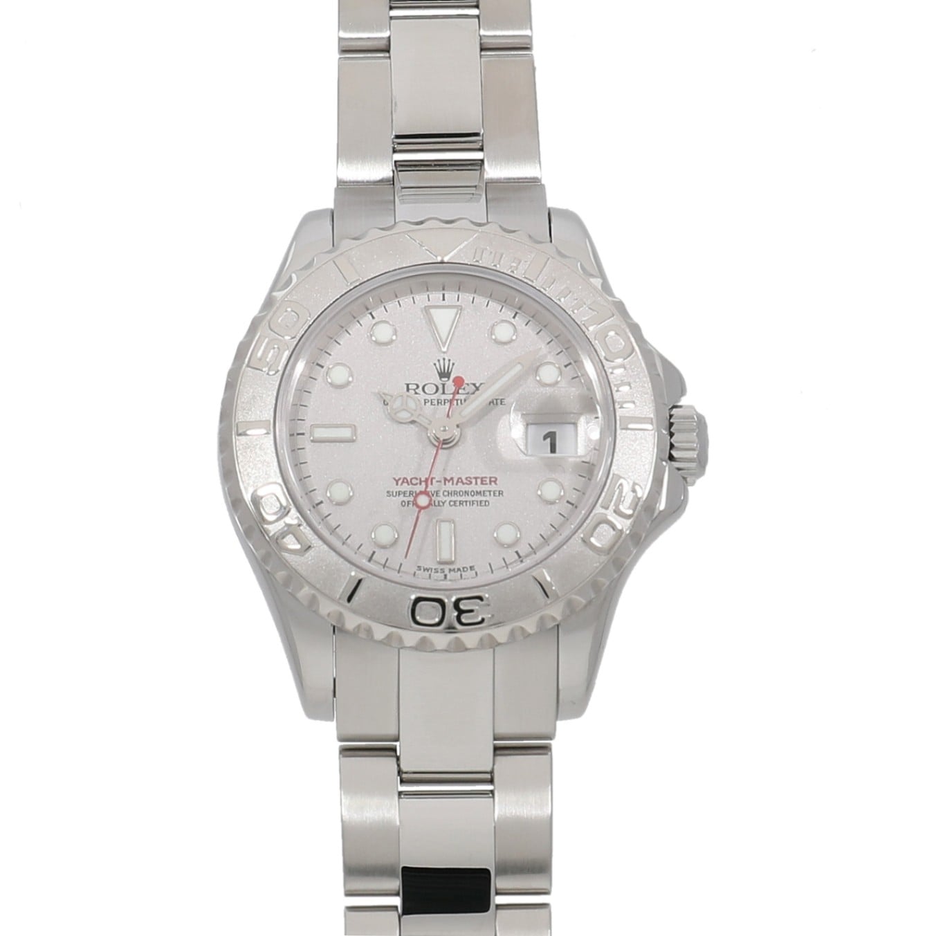 [中古]ロレックス ヨットマスター 169622 Y番 シルバー レディース