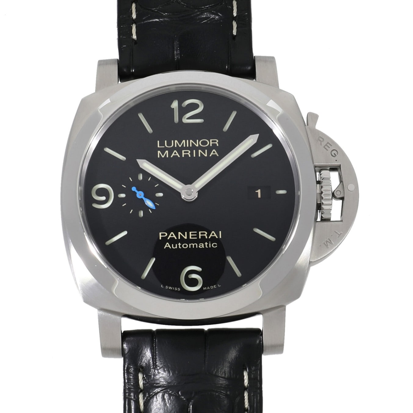 [中古]パネライ ルミノールマリーナ1950 3デイズ PAM01312 Y番 ブラック メンズ