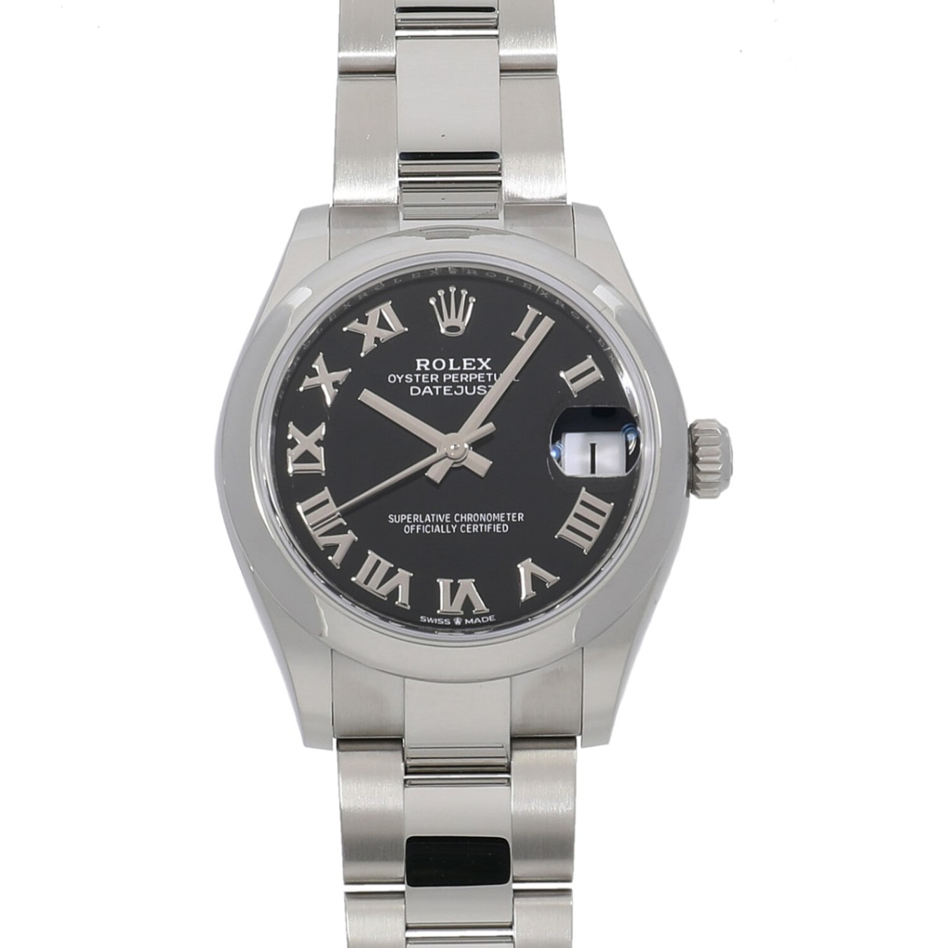[未使用]ロレックス デイトジャスト 31 278240 ランダム ブライトブラック ローマ ユニセックス