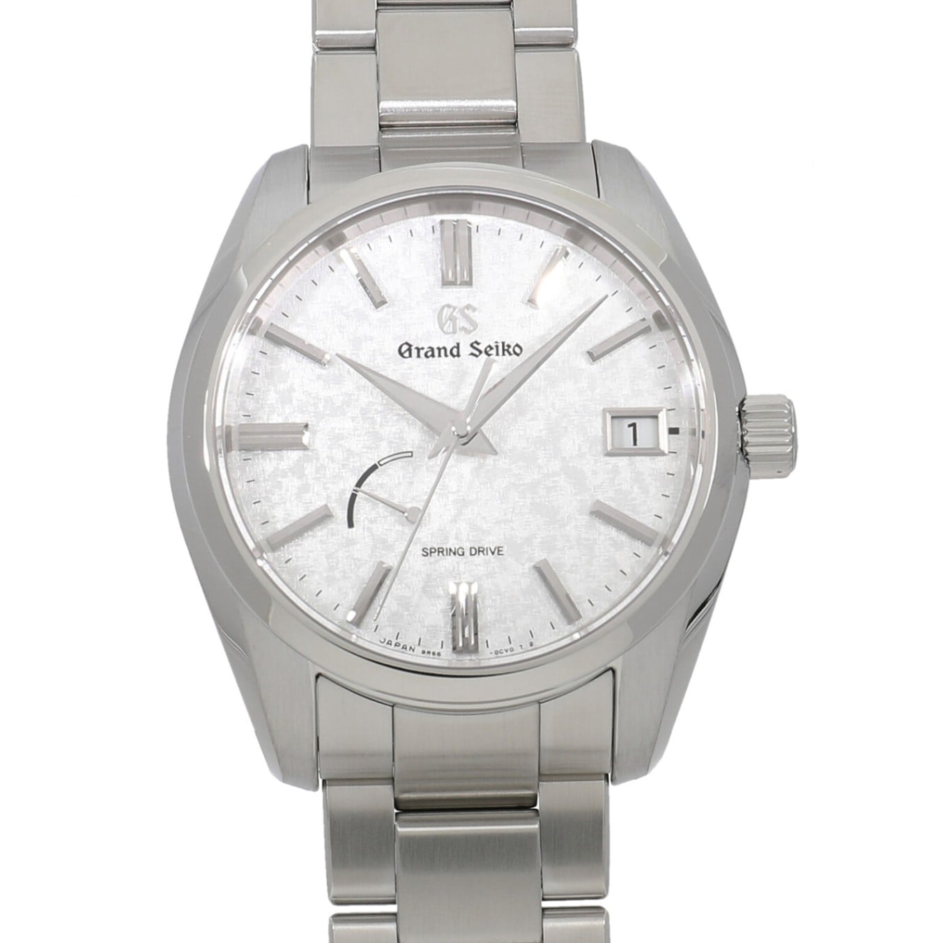 [未使用]セイコー グランドセイコー ヘリテージコレクション スプリングドライブ パワーリザーブ SBGA465 / 9R565-0DY0 シルバー メンズ