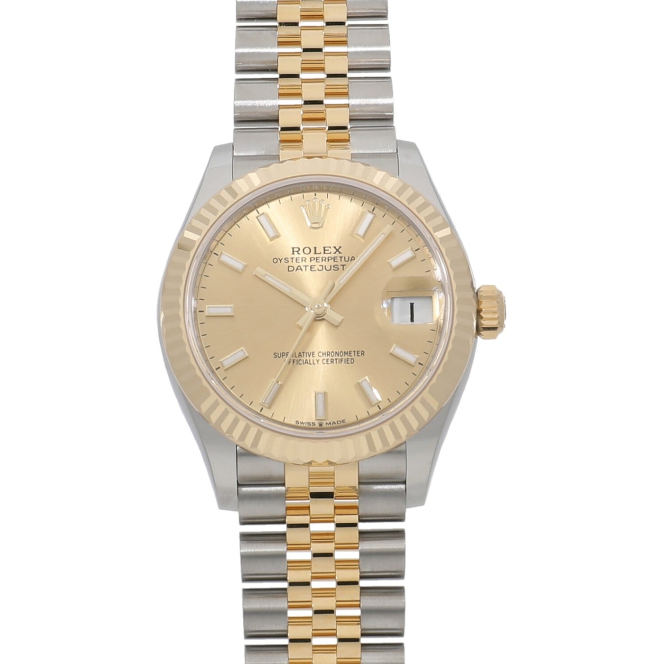 [未使用]ロレックス デイトジャスト 31 278273 ランダム シャンパンゴールド ユニセックス