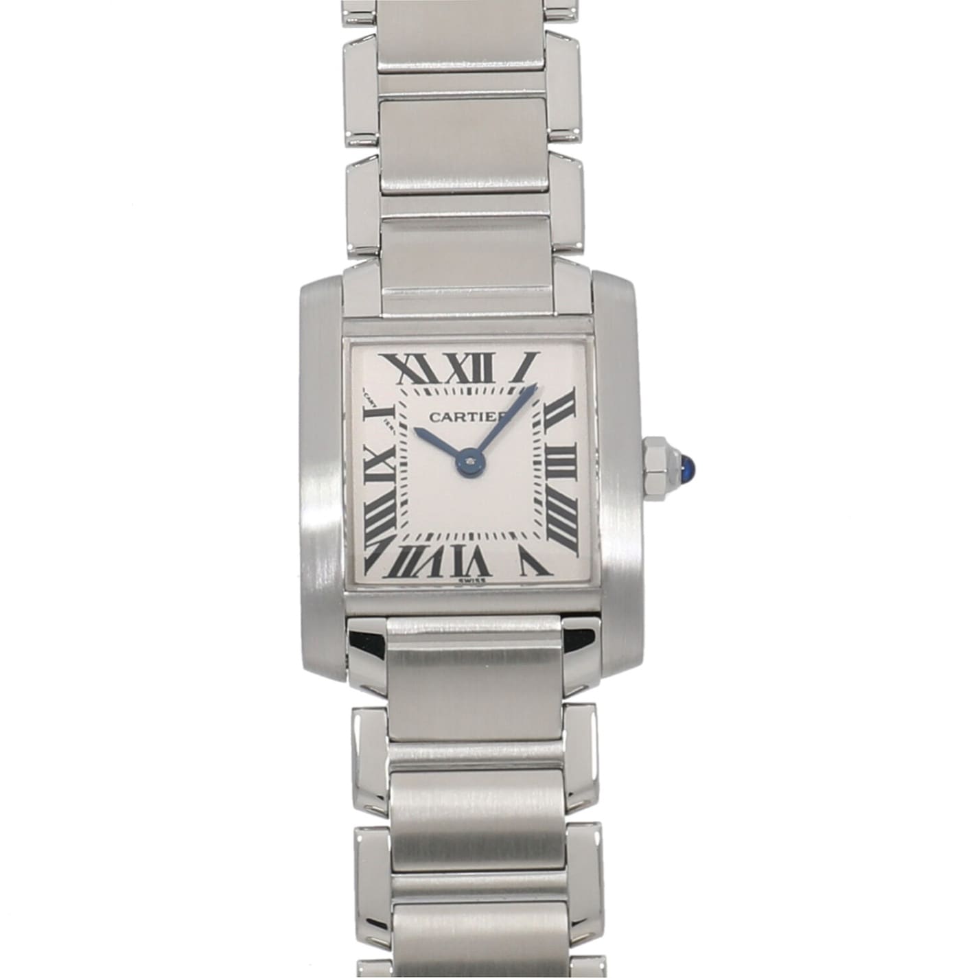 [中古]カルティエ タンクフランセーズ SＭ W51008Q3 アイボリー レディース