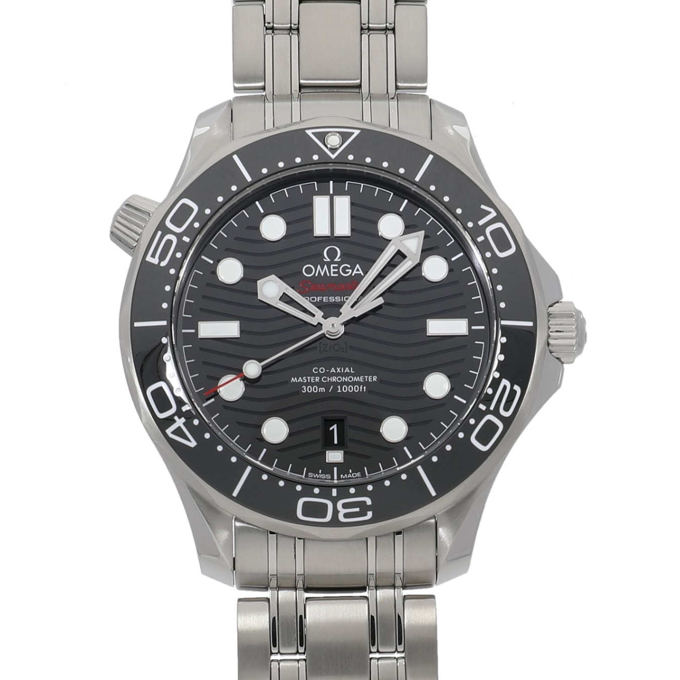 [中古]オメガ シーマスター ダイバー 300m マスターコーアクシャル クロノメーター 42mm 210.30.42.20.01.001 ブラック メンズ