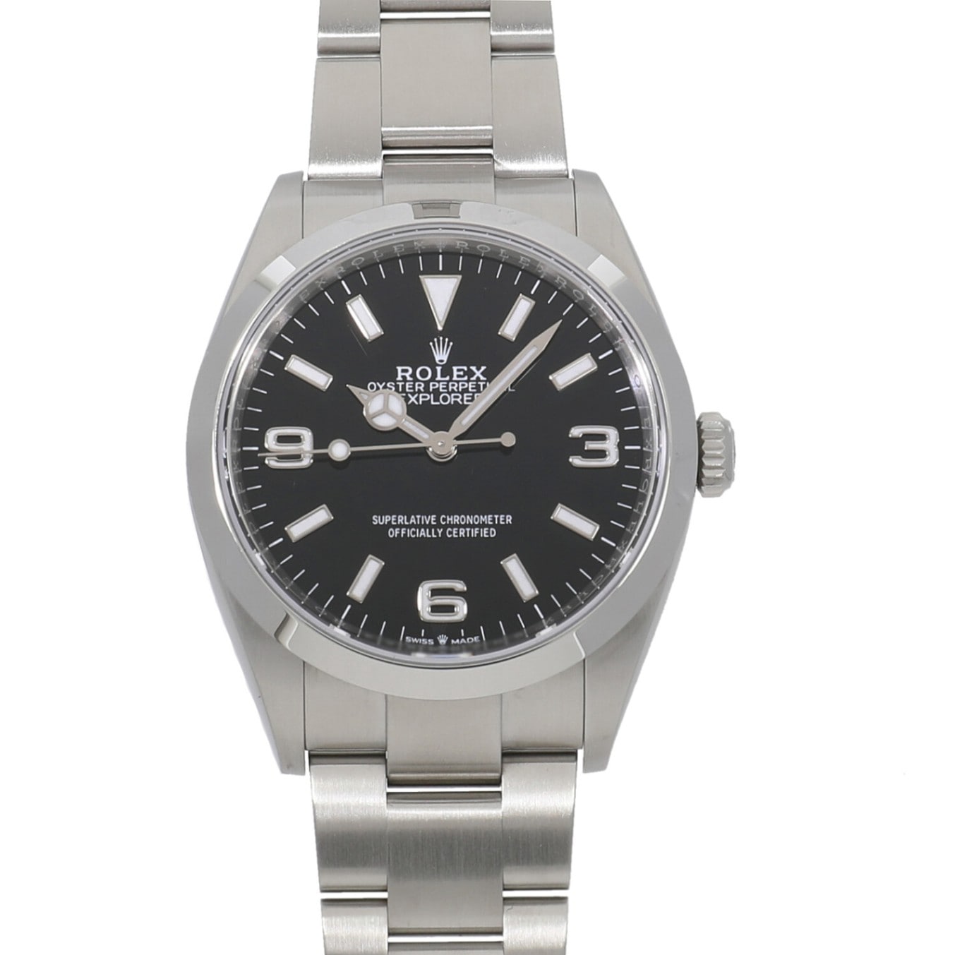 [中古]ロレックス エクスプローラー 36 124270 ランダム ブラック メンズ