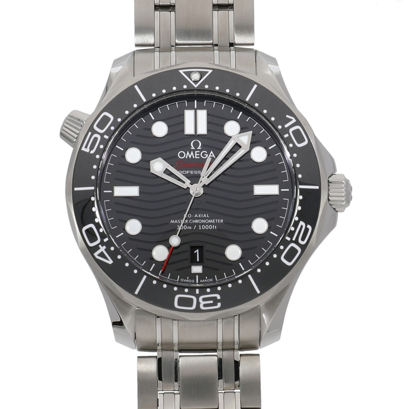 [未使用]オメガ シーマスター ダイバー 300m マスターコーアクシャル クロノメーター 42mm 210.30.42.20.01.001 ブラック メンズ