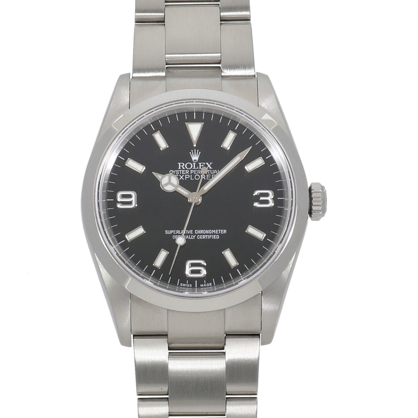 [中古]ロレックス エクスプローラー I 114270 F番 ブラック メンズ