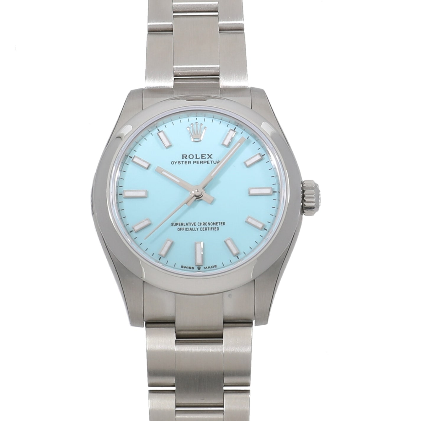 [未使用]ロレックス オイスター パーペチュアル 31 277200 ランダム ターコイズブルー レディース