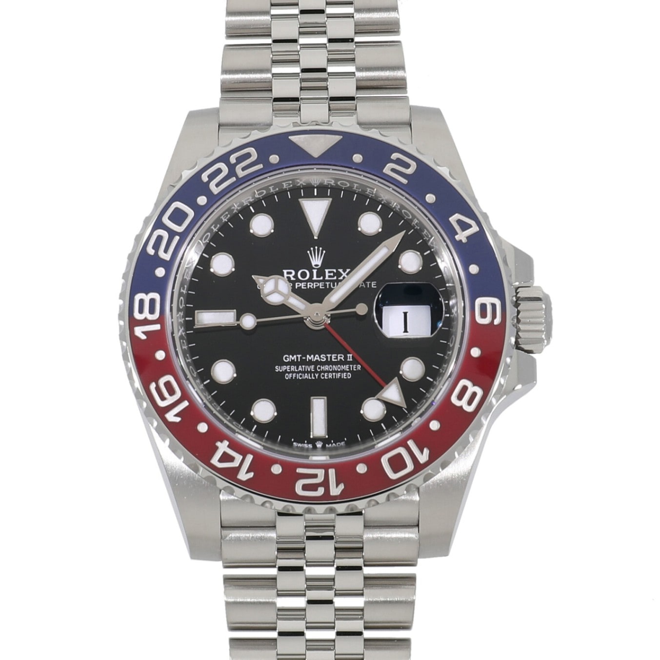 [中古]ロレックス GMTマスター II 126710BLRO ランダム ブラック メンズ