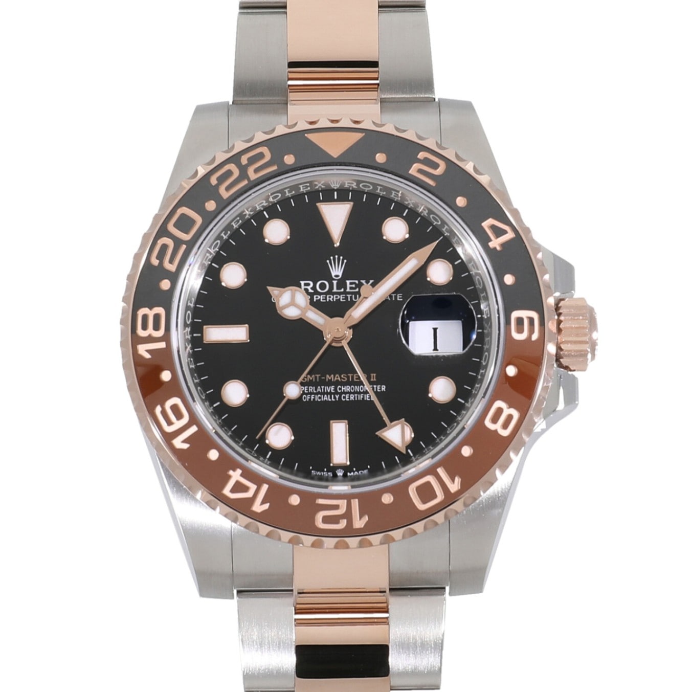 [未使用]ロレックス GMTマスター II 126711CHNR ランダム ブラック メンズ