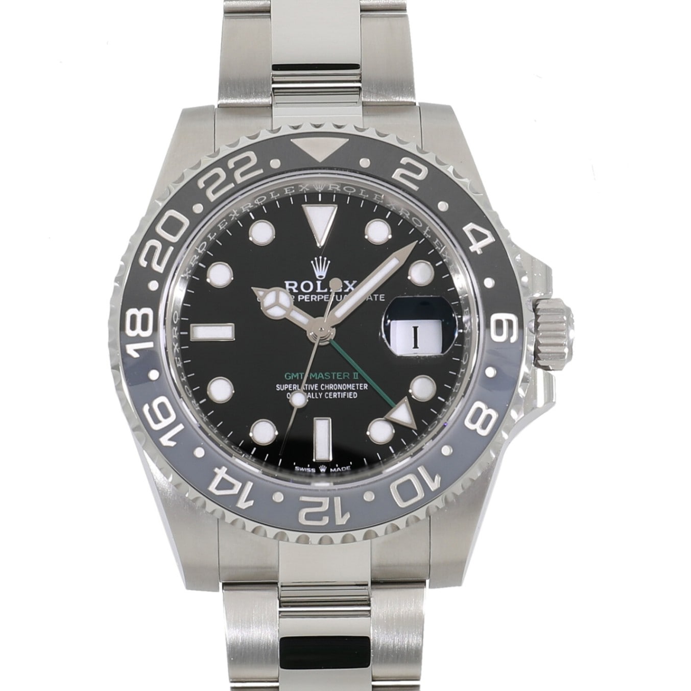 [未使用]ロレックス GMTマスター II 126710GRNR ランダム ブラック メンズ