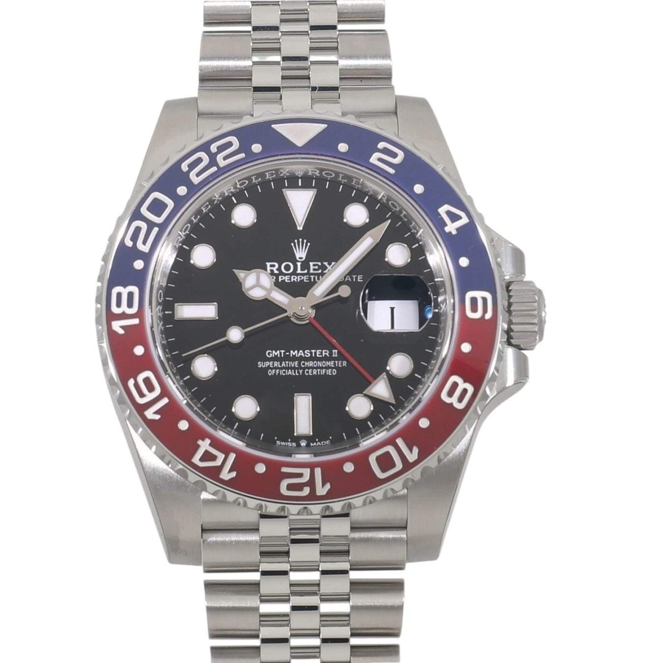 [未使用]ロレックス GMTマスター II 126710BLRO ランダム ブラック メンズ