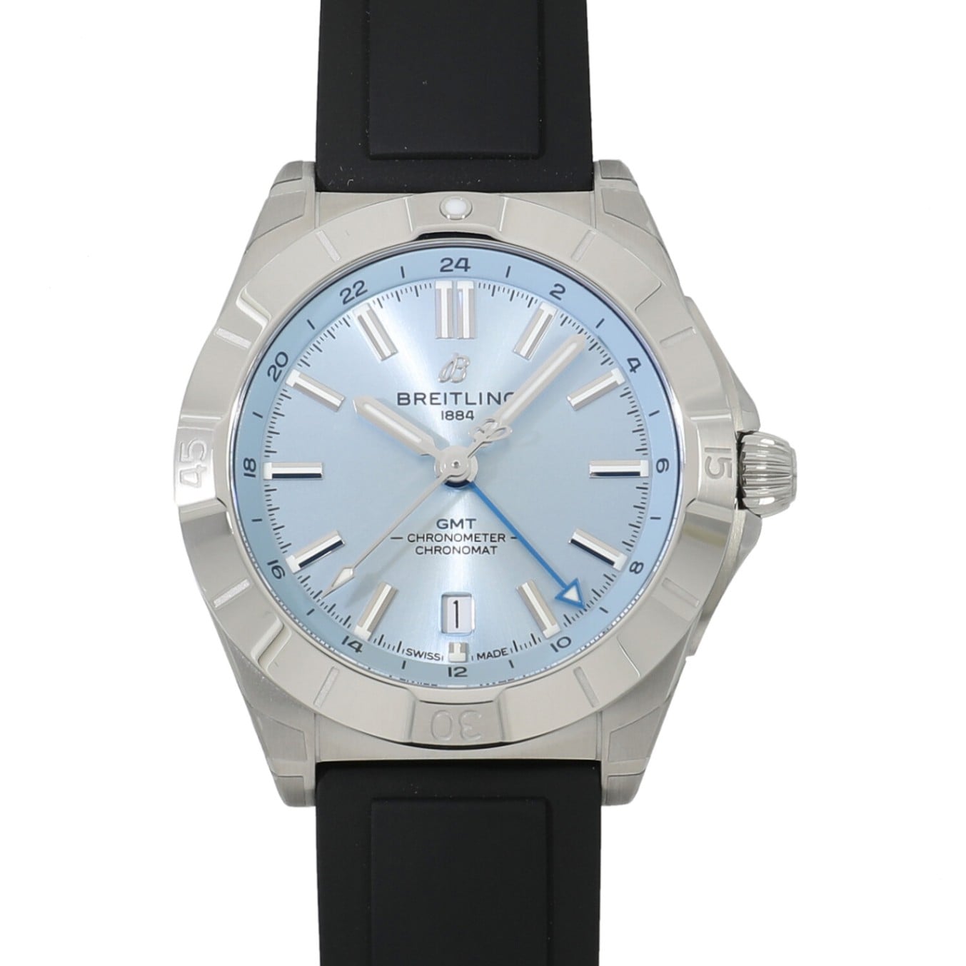[新品]ブライトリング クロノマット オートマチック GMT 40 P32398101C1S1 アイスブルー メンズ