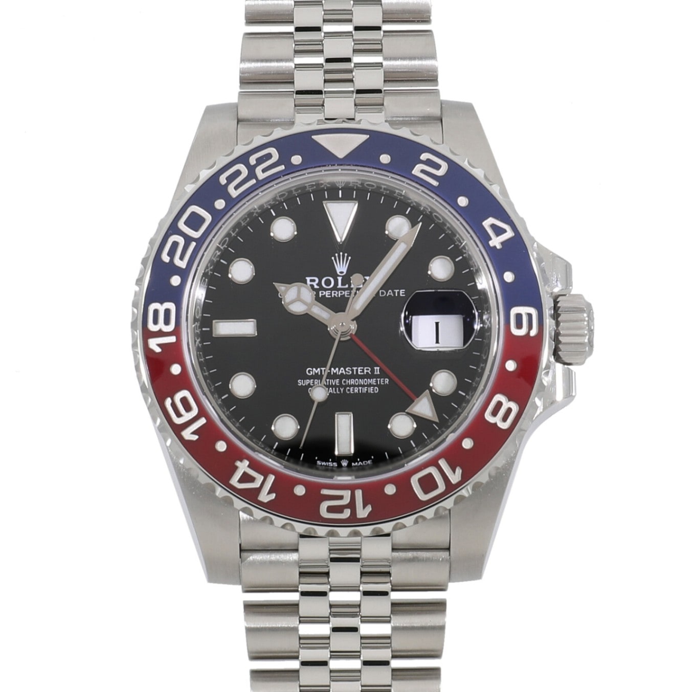 [中古]ロレックス GMTマスター II 126710BLRO ランダム ブラック メンズ