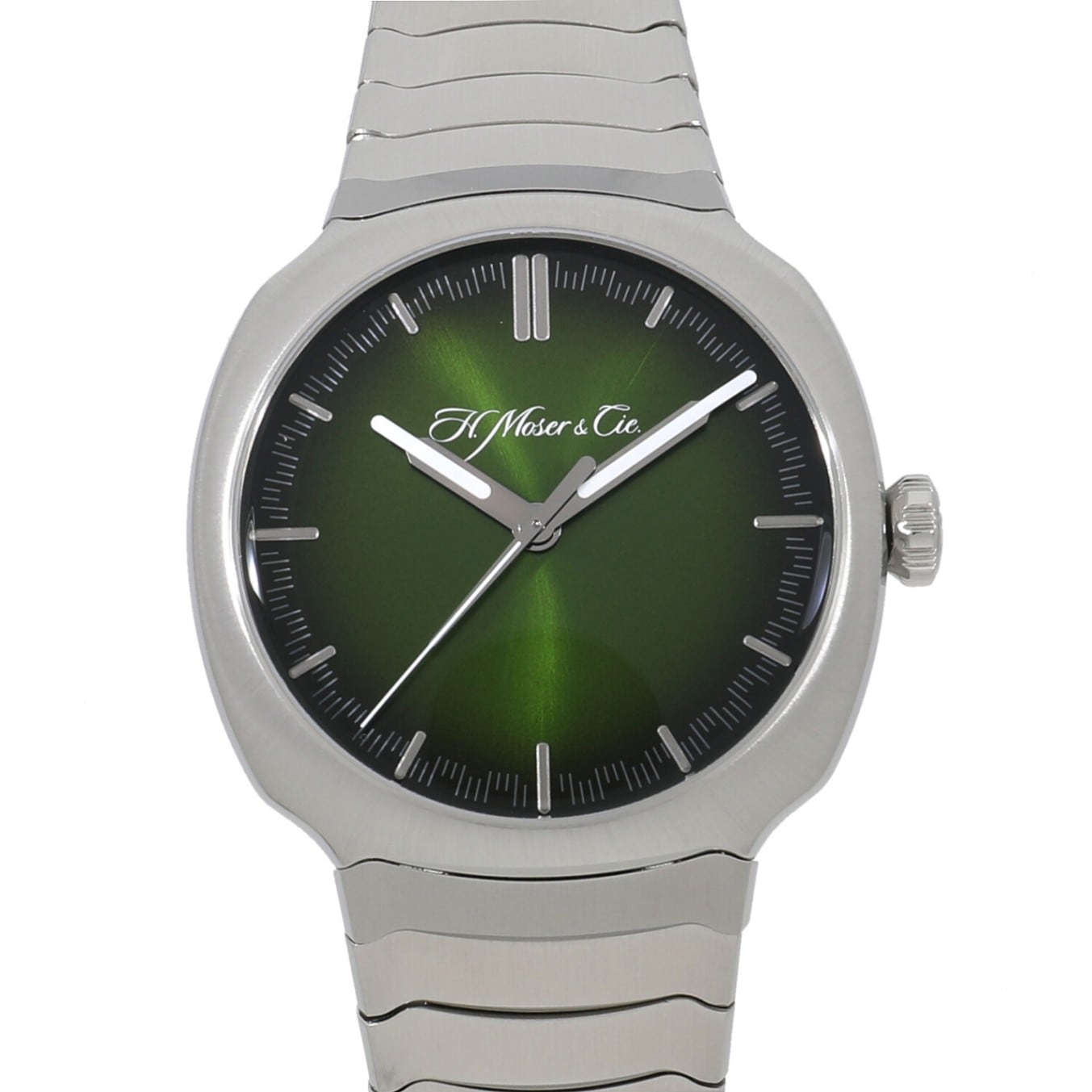 [中古]H.モーザー ストリームライナー センターセコンド 6200-1200 グリーン メンズ