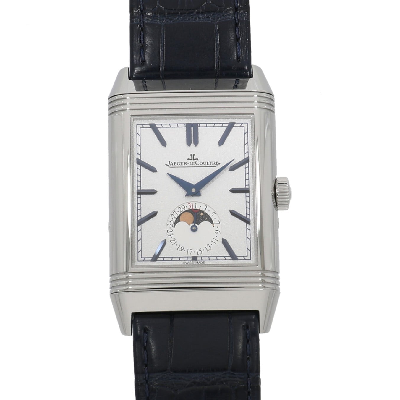 【未使用品】ジャガー・ルクルト アリゲーター ストラップ ブルー 婦人用 Q8108420(503.8.T2.S) JaegerLeCoultre（ジャガールクルト