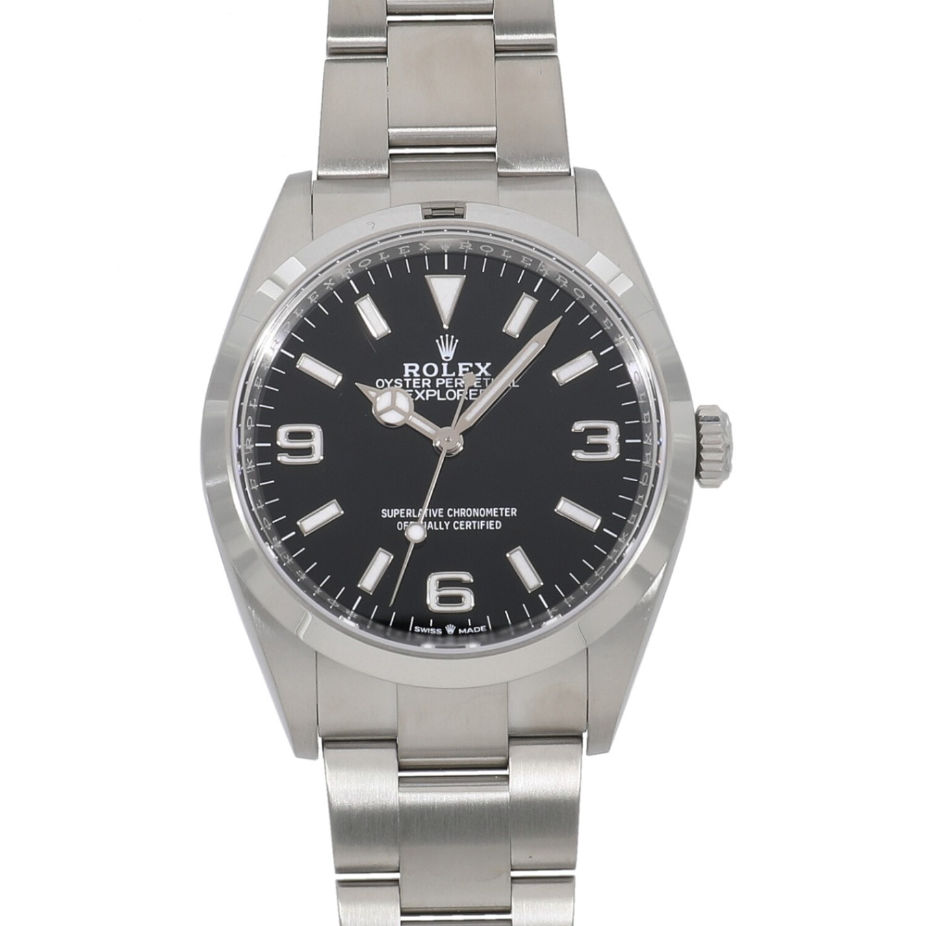 [中古]ロレックス エクスプローラー 36 124270 ランダム ブラック メンズ