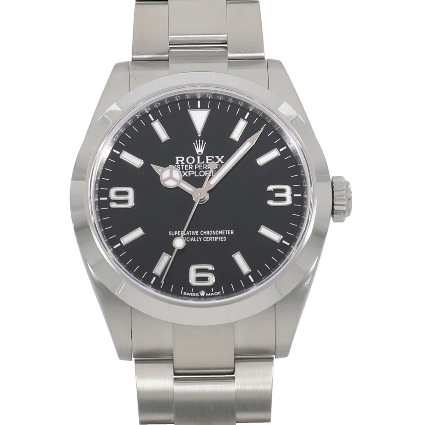 [中古]ロレックス エクスプローラー 40 224270 ランダム ブラック メンズ