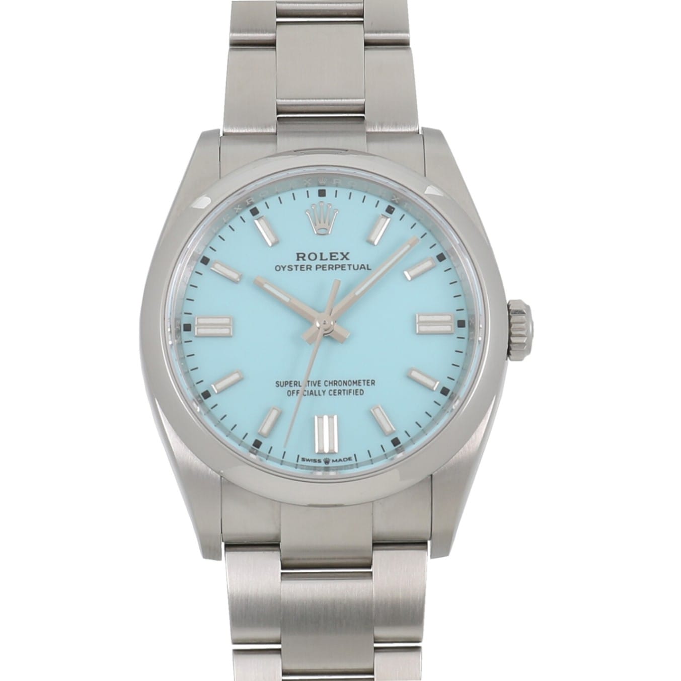 [中古]ロレックス オイスター パーペチュアル 36 126000 ランダム ターコイズ メンズ