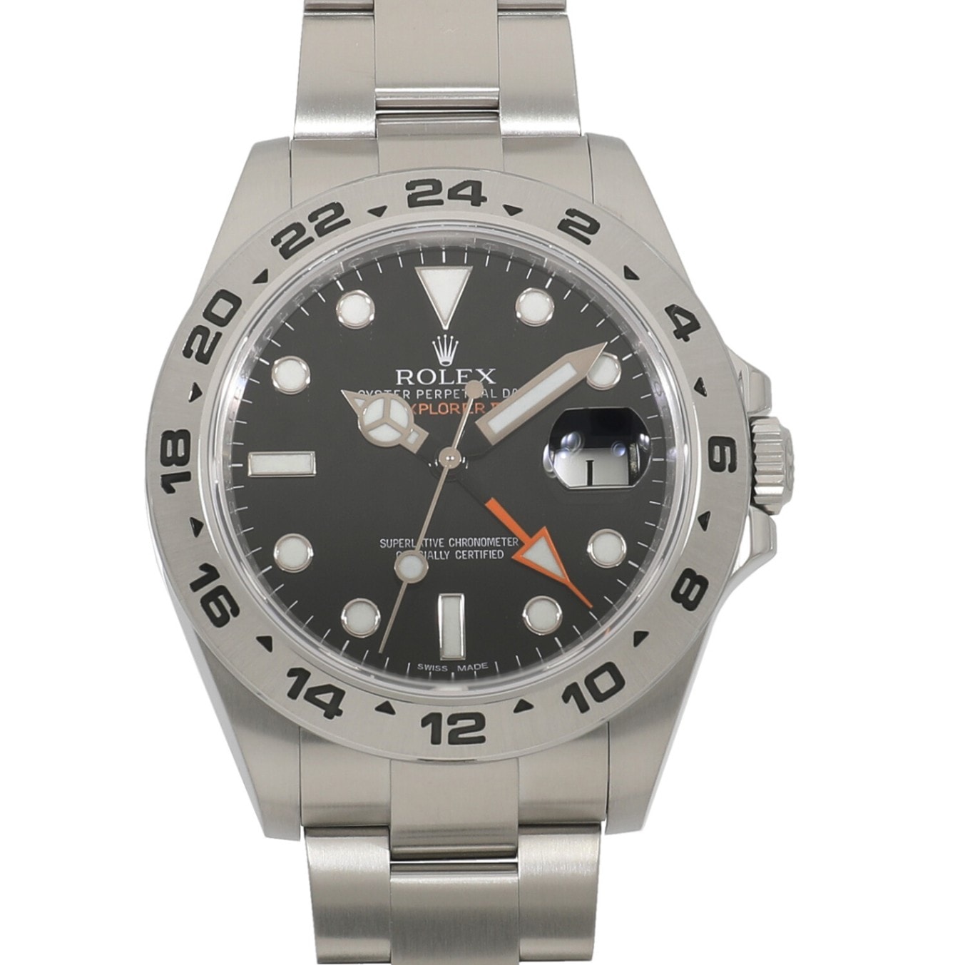 [中古]ロレックス エクスプローラー II 216570 ランダム ブラック メンズ