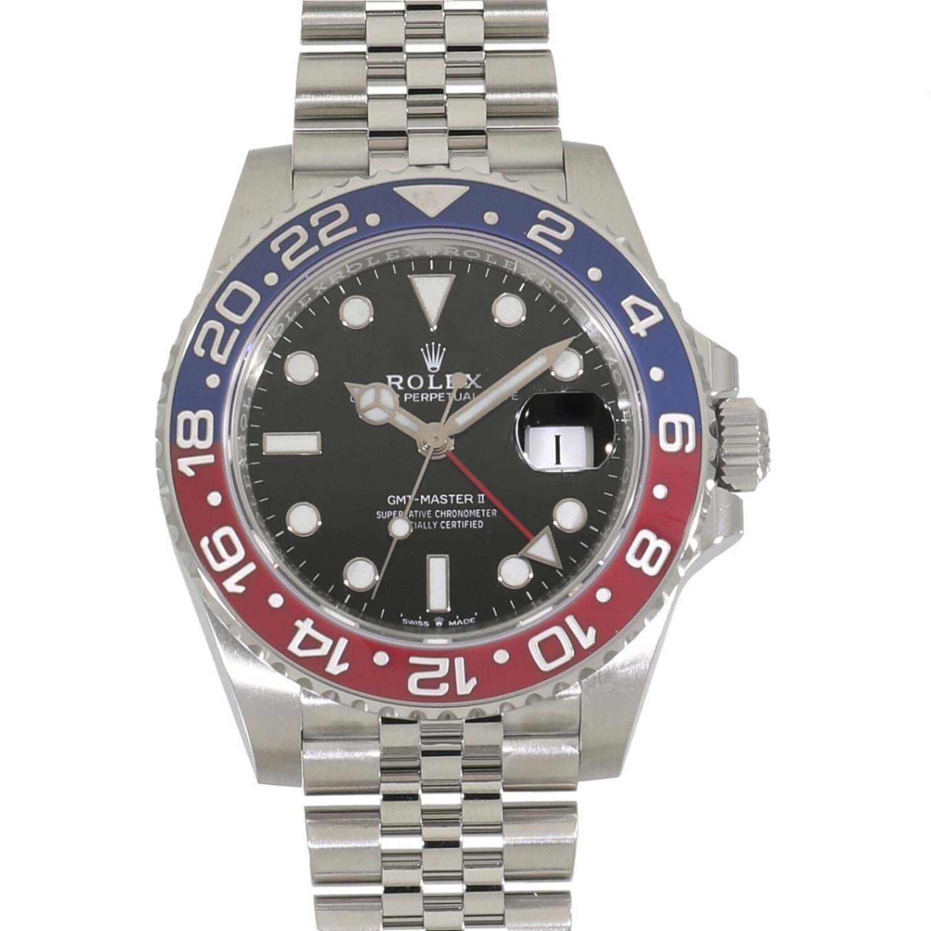 [中古]ロレックス GMTマスター II 126710BLRO ランダム ブラック メンズ