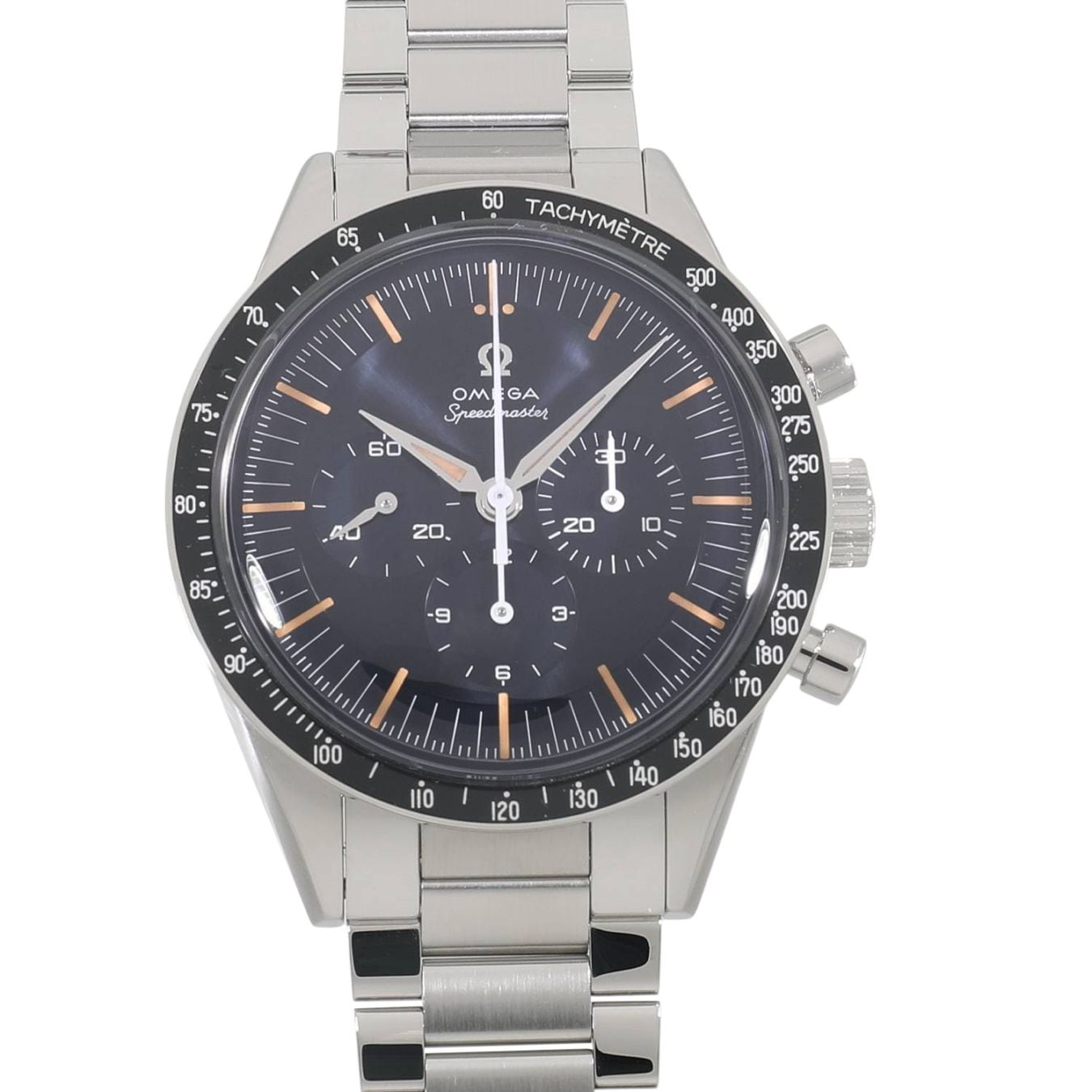 [未使用]オメガ スピードマスター ファースト オメガ イン スペース 310.30.40.50.06.001 ブルー グレー メンズ