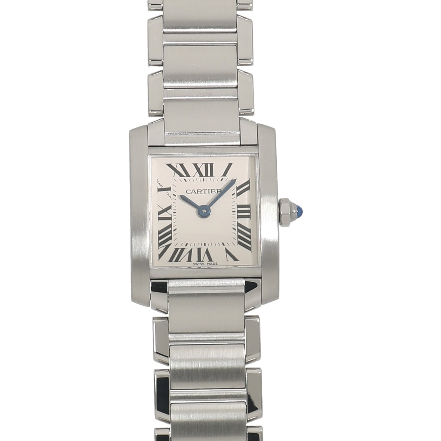[中古]カルティエ タンクフランセーズ SＭ W51008Q3 アイボリー レディース