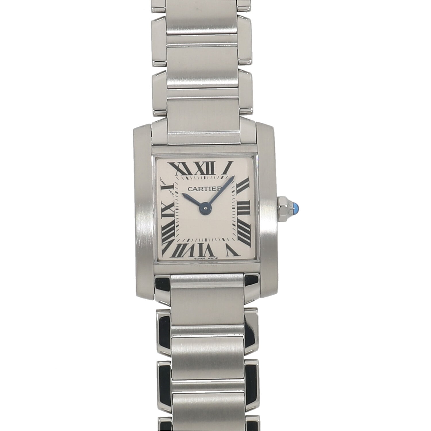 [中古]カルティエ タンクフランセーズ SＭ W51008Q3 アイボリー レディース