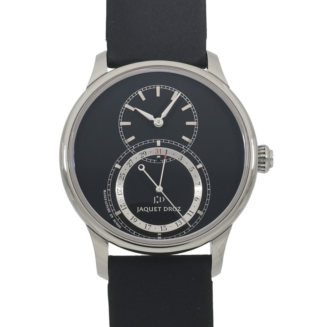 [中古]ジャケドロー グラン セコンド カンティエーム マットブラック J007020349 ブラック メンズ