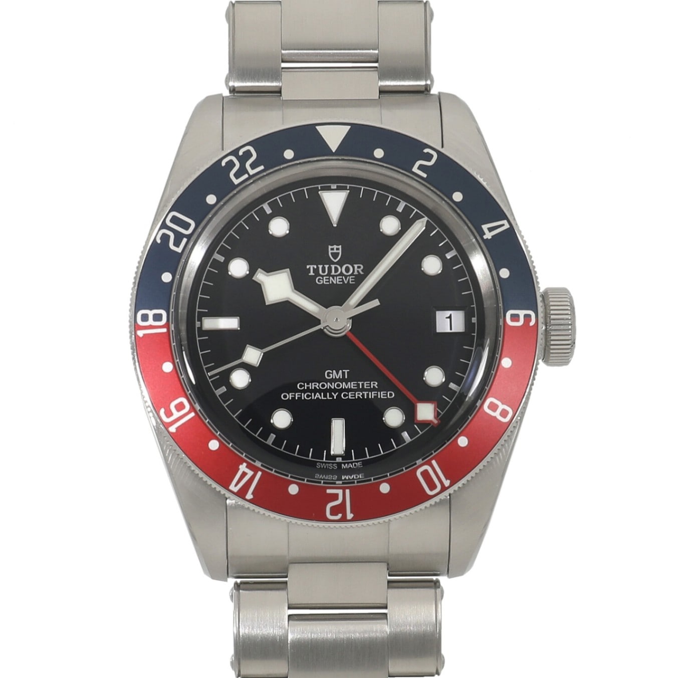 [中古]チューダー ヘリテージ ブラックベイ GMT M79830RB-0001 ブラック メンズ