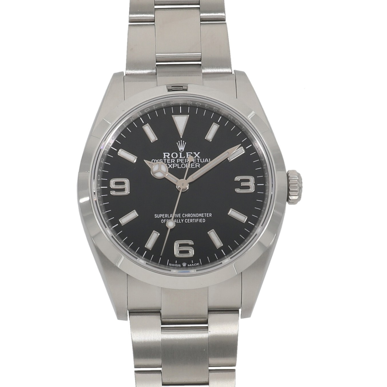 [中古]ロレックス エクスプローラー 36 124270 ランダム ブラック メンズ