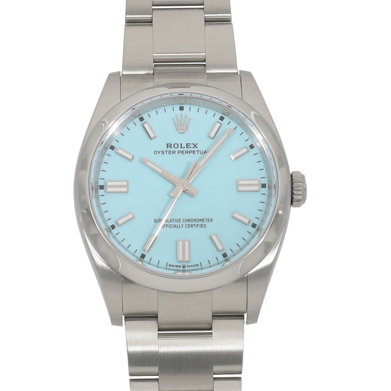 [中古]ロレックス オイスター パーペチュアル 36 126000 ランダム ターコイズ メンズ