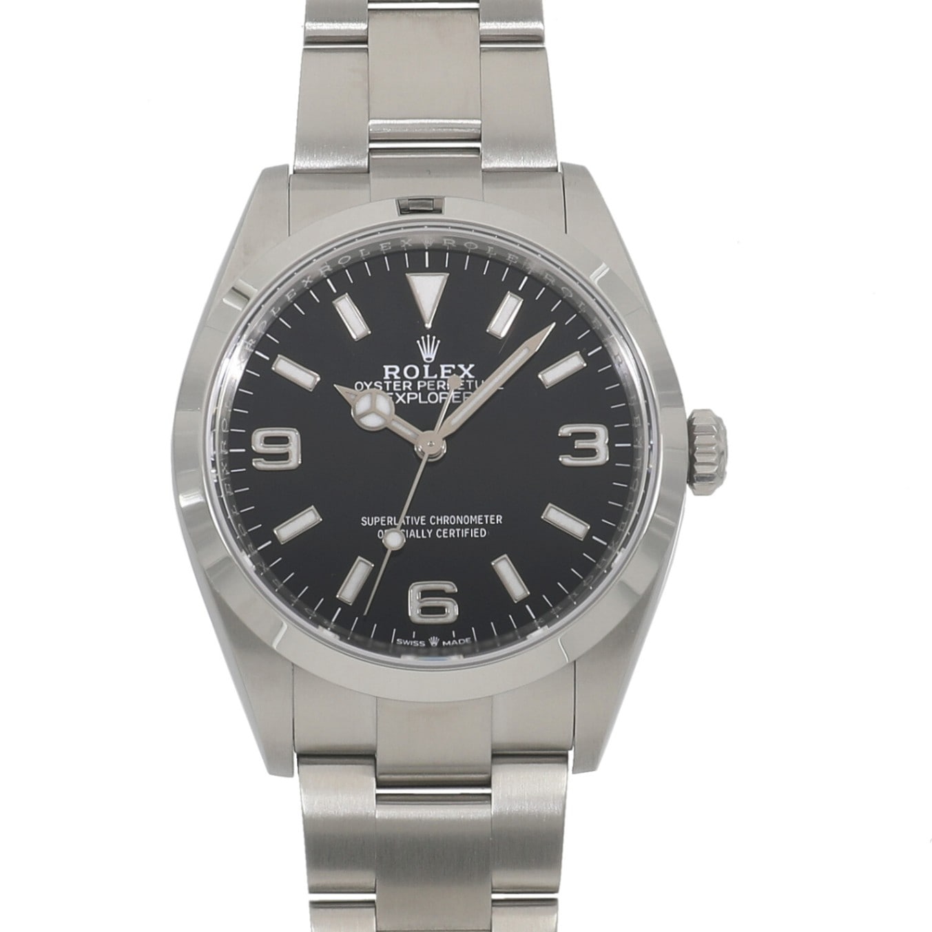 [中古]ロレックス エクスプローラー 36 124270 ランダム ブラック メンズ