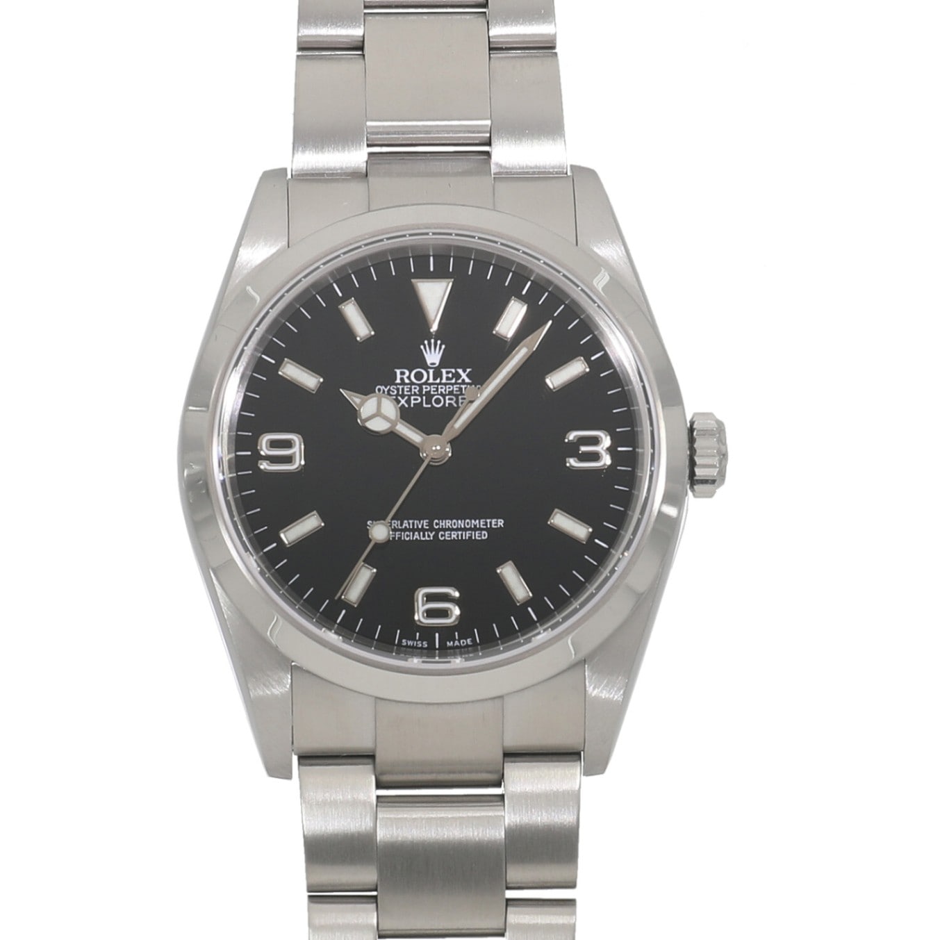 [中古]ロレックス エクスプローラー I 114270 D番 ブラック メンズ