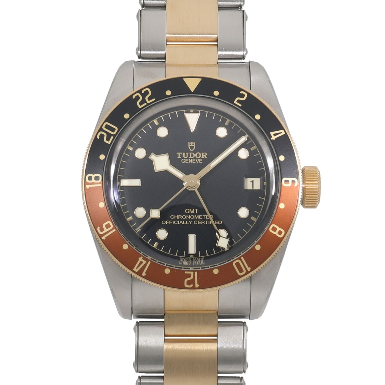 [中古]チューダー ブラックベイ GMT S&G M79833MN-0001 ブラック メンズ
