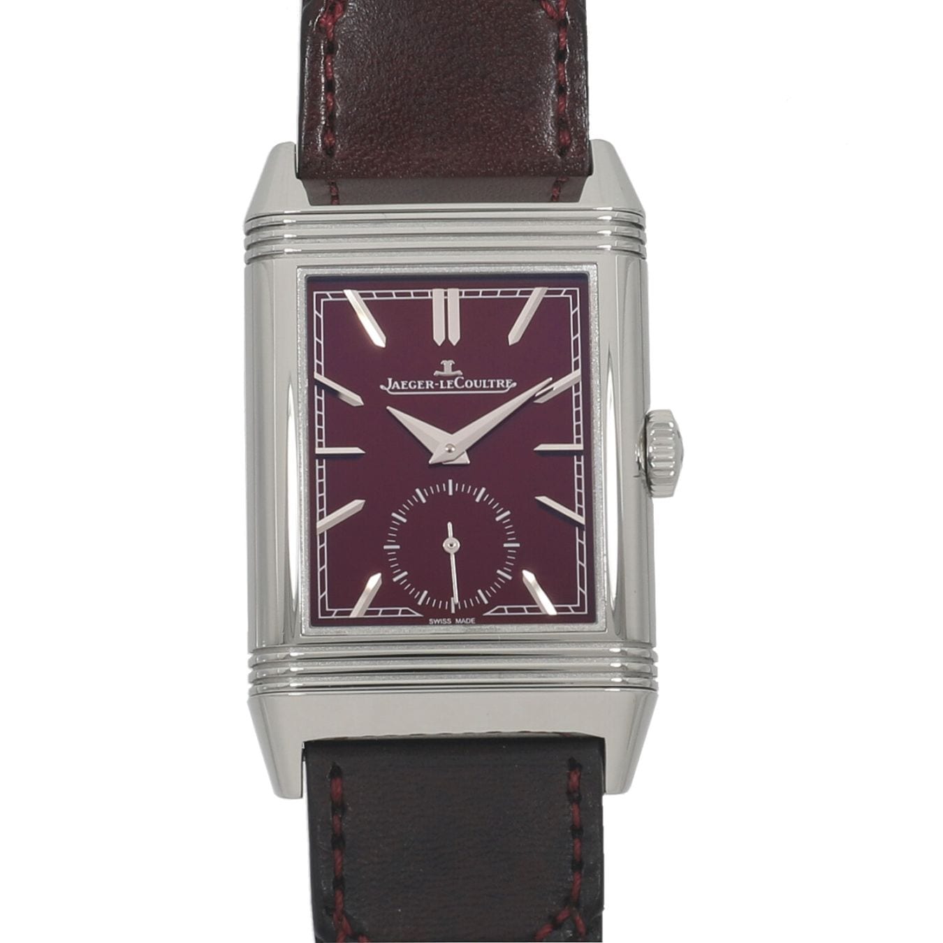 [中古]ジャガールクルト レベルソ トリビュート スモールセコンド ブティック限定 Q397846J / 214.8.62 レッド メンズ