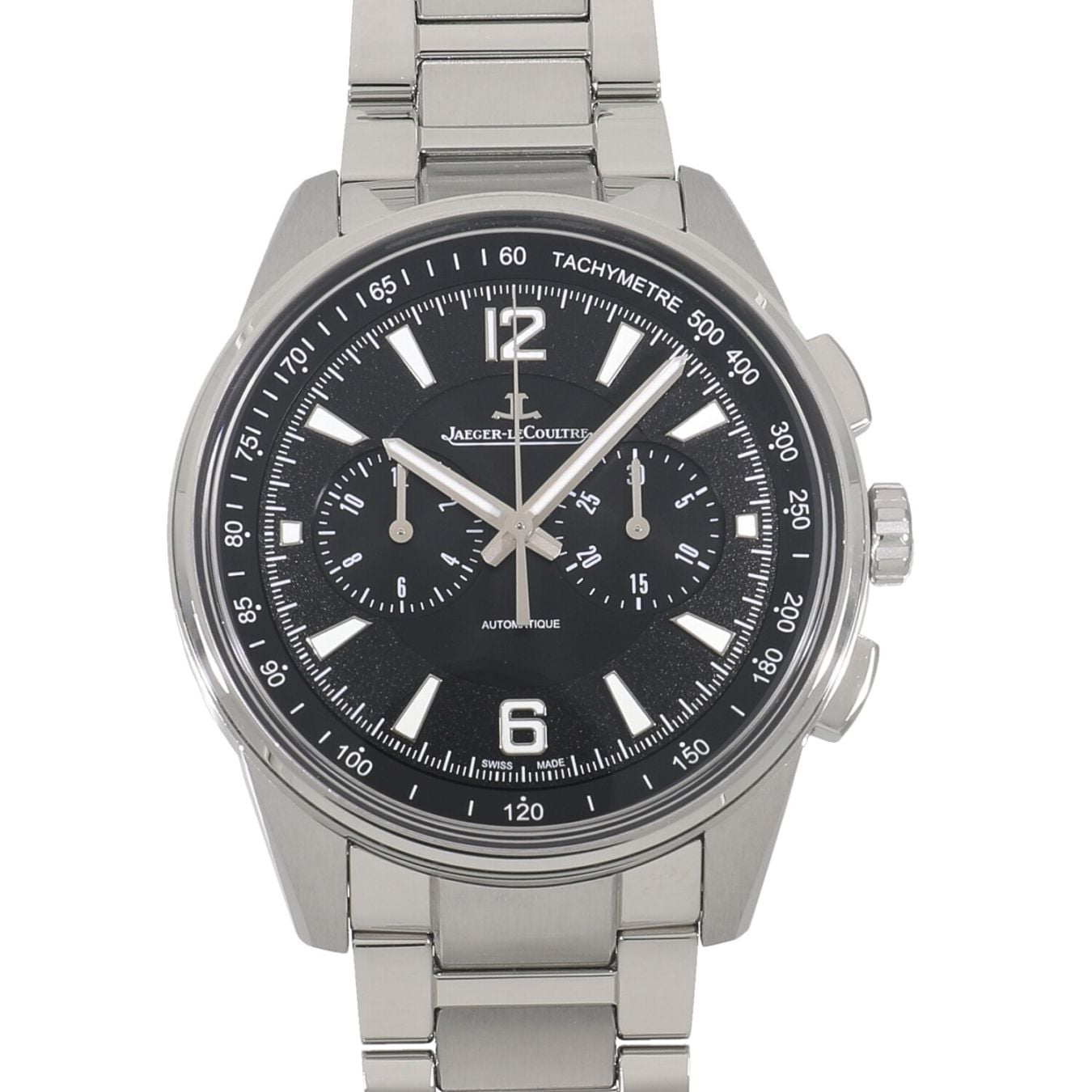 [中古]ジャガールクルト ポラリス クロノグラフ Q9028170 / 842.8.CI.S ブラック メンズ