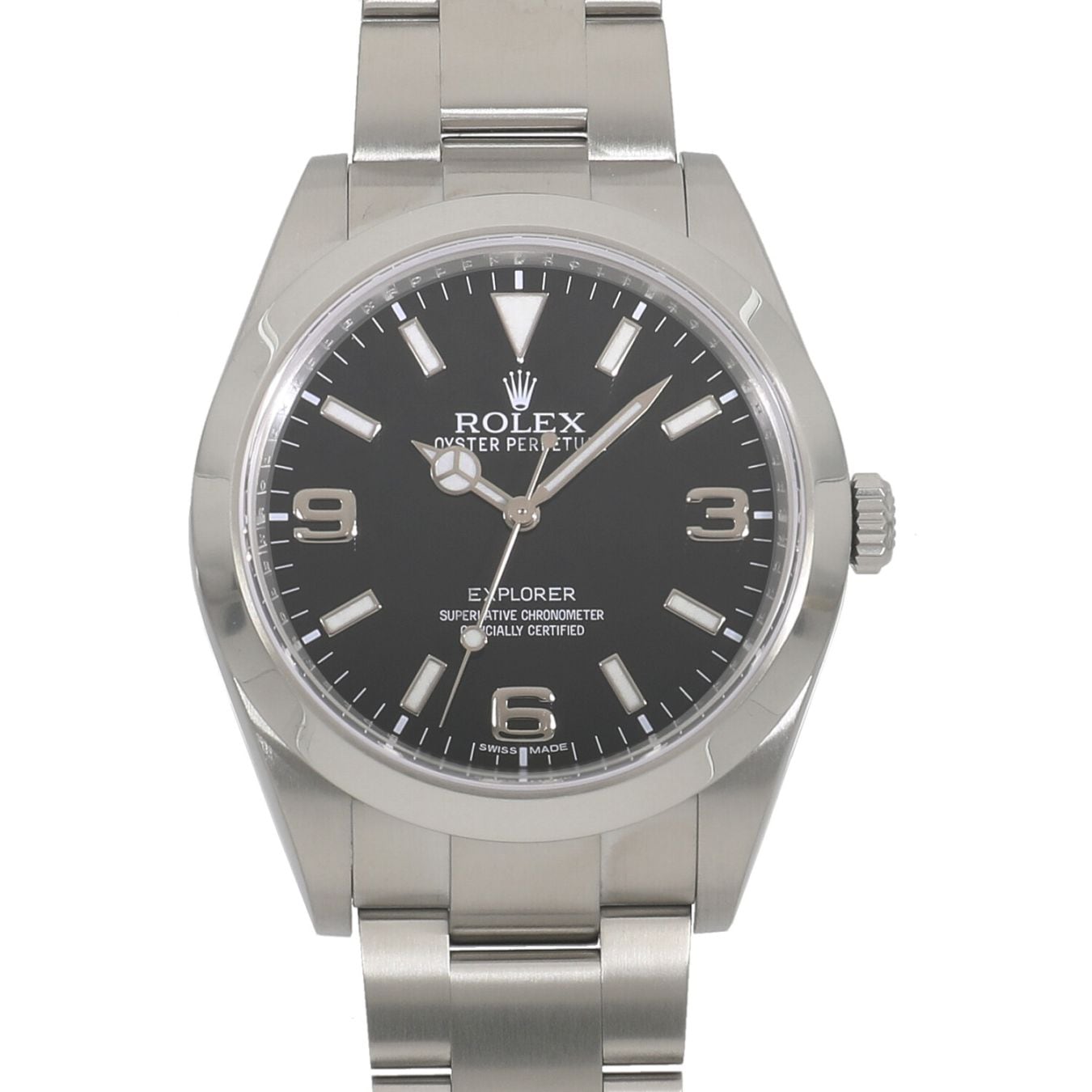 [中古]ロレックス エクスプローラー I 214270 ランダム ブラック メンズ